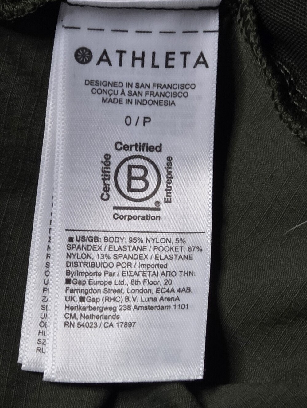 Athleta Trekkie North High Rise Jogger Green 0 Petite - Picture 8 of 10